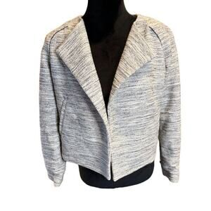 Club Monaco Women's Gray Tweed Blazer Petites Small